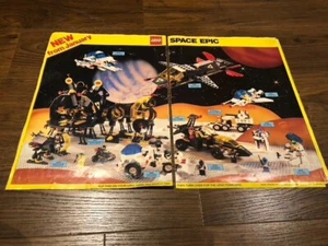 Lego Space and Town Vintage poster 2-sides - Picture 1 of 2