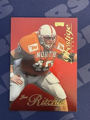 1998 Playoff Prestige SSD Hobby Red Jon Ritchie #186 Rookie RC - Image 1 of 2