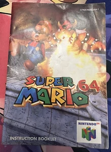 Super Mario 64 - N64 Nintendo 64 - Original Anleitung nur - Fair - Bild 1 von 2