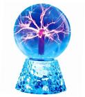 Plasma Ball, RAYWER 6 inch Touch & Sound Sensitive Plasma Globe, Blue Nebula 