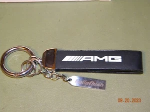 Mercedes AMG Premium Black Keyring Key Ring Keychain - Picture 1 of 6
