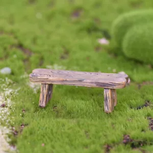 5PC Miniatures Grain Leisure Stool HO/OO Scale Wood Park Rest Chair Sand Table - Picture 1 of 5