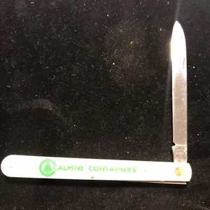 Vintage Advertising Calpine Container Colonial RI. Mellon Tester Pocket Knife - Picture 1 of 6