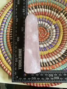 large rose quartz tower Point Uk Sellers F17 #2 - Picture 1 of 6