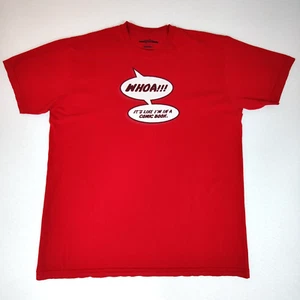 "¡Whoa!!! Camiseta gráfica It's Like I'm In a Comic Book - Algodón rojo para hombre XL - Imagen 1 de 5