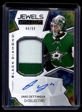 2020-21 Black Diamond Jewels of the Draft Jake Oettinger RC Auto 44/99 #JD-JO