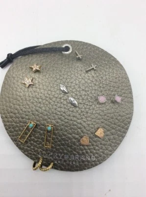 $45 Lucky brand earring set of 7 earrings cross studs 370b - Image 1 of 4