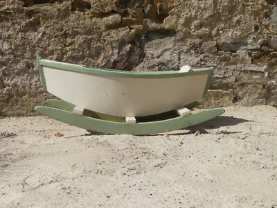 Kinder Schaukelschiff Holz verschraubt – Spielzeug & maritime Deko Frankreich - Bild 1 von 4