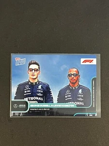 George Russell x Lewis Hamilton - 2022 Topps Now F1 Card #P10 QTY! - Picture 1 of 1