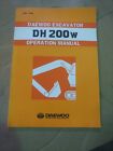 Daewoo DH200W Excavator Operators Manual