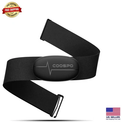 Lightweight Bluetooth Heart Rate Monitor - Adjustable Chest Strap for All Sports Foto 1 de 4