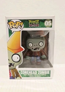 🔥Funko Pop! Vinile: Plants vs. Zombies - Conehead Zombie #05 NUOVO RARO Voltato - Foto 1 di 8
