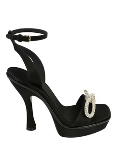 Ferragamo Damen Satin Allison X5 Sandalen - Bild 1 von 4
