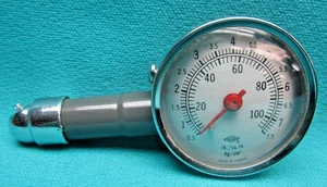 Vintage  0-100 PSI lb/sq. in 7.5 Kg/cm2 air pressure holding gauge--V-29 - Picture 1 of 4
