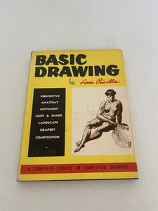 VTG 1954 LOUIS PRISCILLA BASIC DRAWING HC BOOK - Imagen 1 de 6