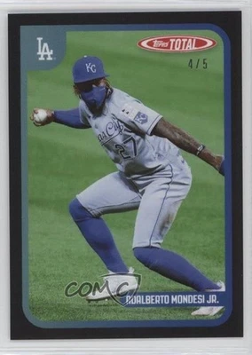 2020 Topps Total Black /5 Adalberto Mondesi #769 - Image 1 of 2