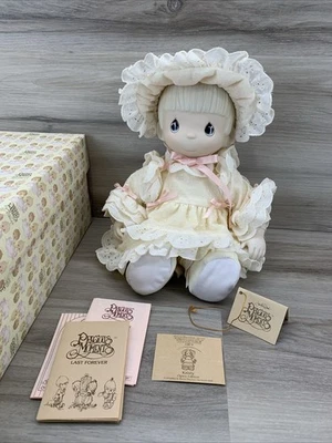 Vintage 1984 Precious Moments Porcelain Doll Kristy E2851 W/Box 12" - Image 1 of 4