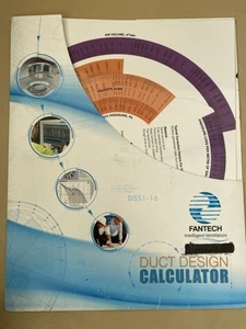 Duct Sizing Calculator, English & Metric Units - Picture 1 of 4