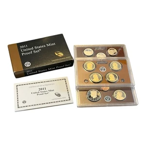 2011 US Mint Proof Set 14-Coin Complete w/ Box & COA - Picture 1 of 2