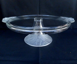 Hoya Cordial Glass Collection pedestal cake stand - 29 cm (11.5") plate dia'r - Picture 1 of 9