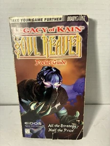 Legacy of Kain Soul Reaver Pocket Guide 1999 Brady Games Eidos - Picture 1 of 4