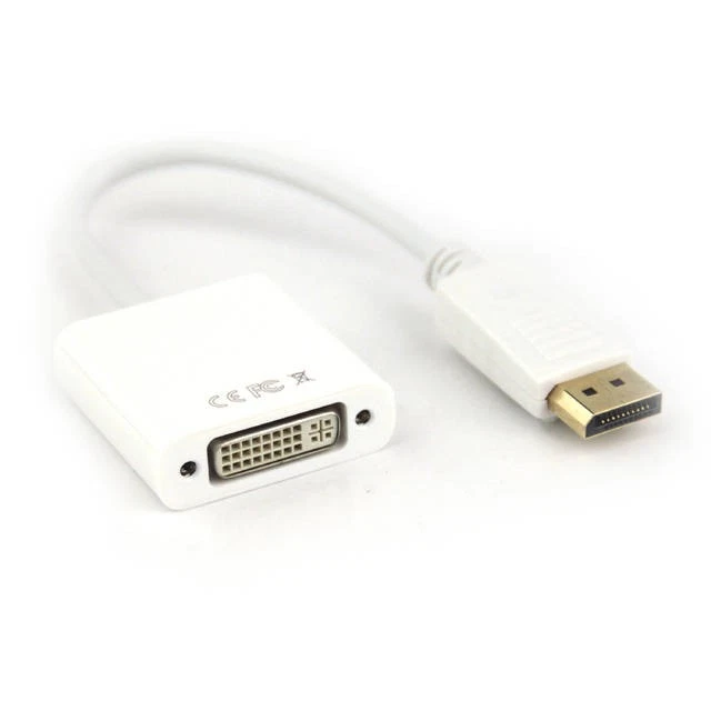 Vcom DisplayPort/DVI Video Cable (cg602s6inchwhite) - Image 1 of 1