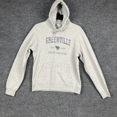 Толстовка с капюшоном мужская Greenville South Carolina размер Small серая - Изображение 1 из 4