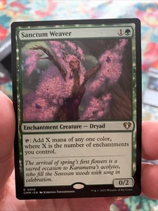 1x SANCTUM WEAVER - CMM - MTG - Magic the Gathering - Imagen 1 de 1