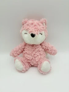 Carters Just One You rosa Fuchs Plüsch lächelnd weißer Bauch geschlossene Augen 2021 - 12 Zoll - Bild 1 von 8