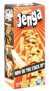Hasbro Jenga Classic Block Stacking Game for 1 or More Playe (Importación USA) - Imagen 1 de 10