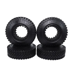 4Pcs RC 1:10 Crawler Beadlock Wheels Tire 1.9 Inch Tire 98mm5035 - Picture 1 of 6