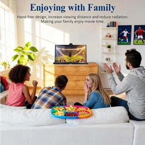 Supporto amplificatore video 3D HD lente di ingrandimento schermo cellulare 10" - Foto 1 di 5