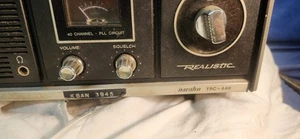 Realistic CB Base Station With Mic Untested - Zdjęcie 1 z 5