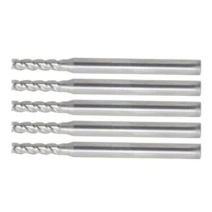 Fresadora de extremo de carburo LOC 5 PIEZAS 3/32" 4 flautas nueva 1-1/2" longitud total 3/8" - Imagen 1 de 7