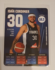 Card card card card SLAM DECK Isaïa CORDINIER Team France Basket