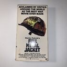Full Metal Jacket (1987) VHS, 1990 Warner Home Video, CULT DRAMA WAR, Kubrick