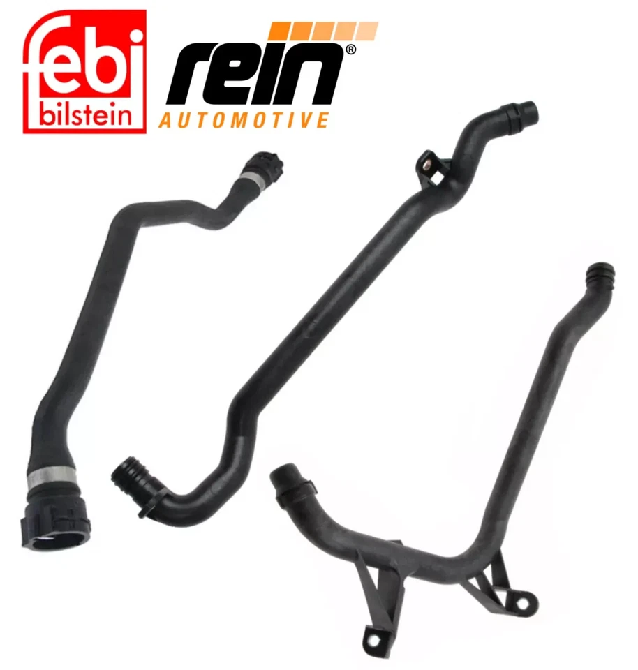 Heater Water Coolant Pipe Hose 3pc OE Quality for BMW E46 323i 325i 328i 330i - Изображение 1 из 1