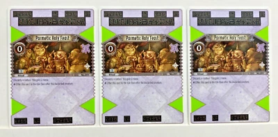 VTG Sony PS3 Eye Judgment English Series 1 (x3) Wizards #91 Parmetic Holy Feast - Image 1 of 2