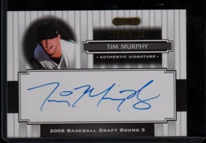 Tim Murphy (Texas Rangers) 2008 Razor Signature Series Rookie Auto/1499 Mint+ - Picture 1 of 2