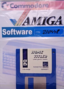 COMMODORE AMIGA -- HOME TITLER - VIDEO GENERIC MASTER (GENISOFT) - Bild 1 von 2