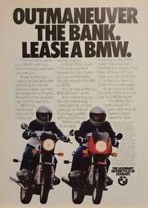 1984 BMW R65 Original Motorcycle Print Ad - Picture 1 of 1