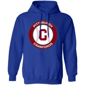 Pittsburgh Crawfords Hoodie Pullover Classic Negro League Baseball - Picture 1 of 5
