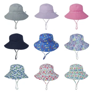Spring Summer Boy Girl Bucket Hat Flower Kid Outdoor Beach Sun Hat Fisherman Cap - Picture 1 of 22