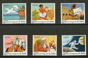 SERIE TIMBRES 3150-3155 NEUFS XX LUXE - LA LETTRE AU FIL DU TEMPS 1998 - Photo 1/1