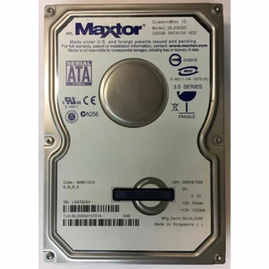 6L200S0  - Maxtor 200GB 7200 RPM SATA 3.5" HDD - Picture 1 of 1