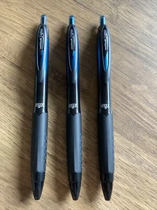 Uni-Ball Signo 207 0,7 mm einziehbarer Tintenroller Gel BLAU/SCHWARZE TINTE, UMN-207, 3 STIFTE - Bild 1 von 11