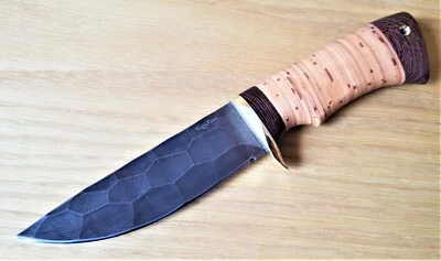 Nazarov Knives Russland Damast Outdoor Jagd Messer Гепард Handarbeit HRC 62 - Bild 1 von 4