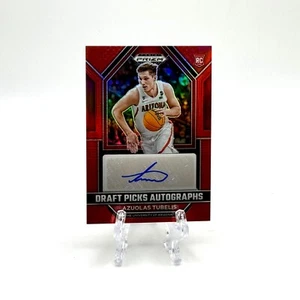 2023-24 Panini Prizm Draft Picks Azuolas Tubelis Auto Red Prizm #27/149 - Picture 1 of 2