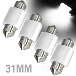 4* Hochleistungs helle LED 12V COB SMD Soffitte 31mm Weiß Innenraum Beleuchtung - Bild 1 von 10