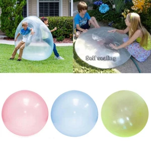Bubble Ball Kids Outdoor Soft Air Water Filled Bubble Ball Blow Up Balloon Toy - Picture 1 of 16